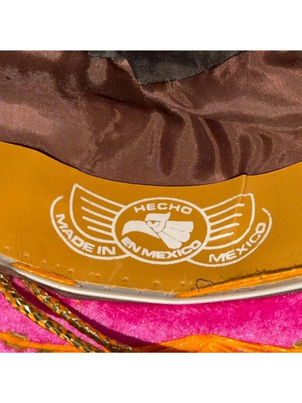Gonzalez Sombreros Childrens Pink Velvet Sombrero From Mexico-GUC